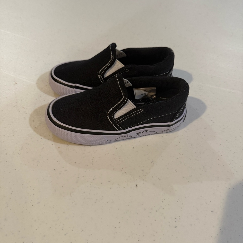 Tommy Bahama Kids Black Slip-On Sneakers